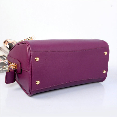 2014 Prada Saffiano Leather Two Handle Bag BN2780 purple for sale - Click Image to Close